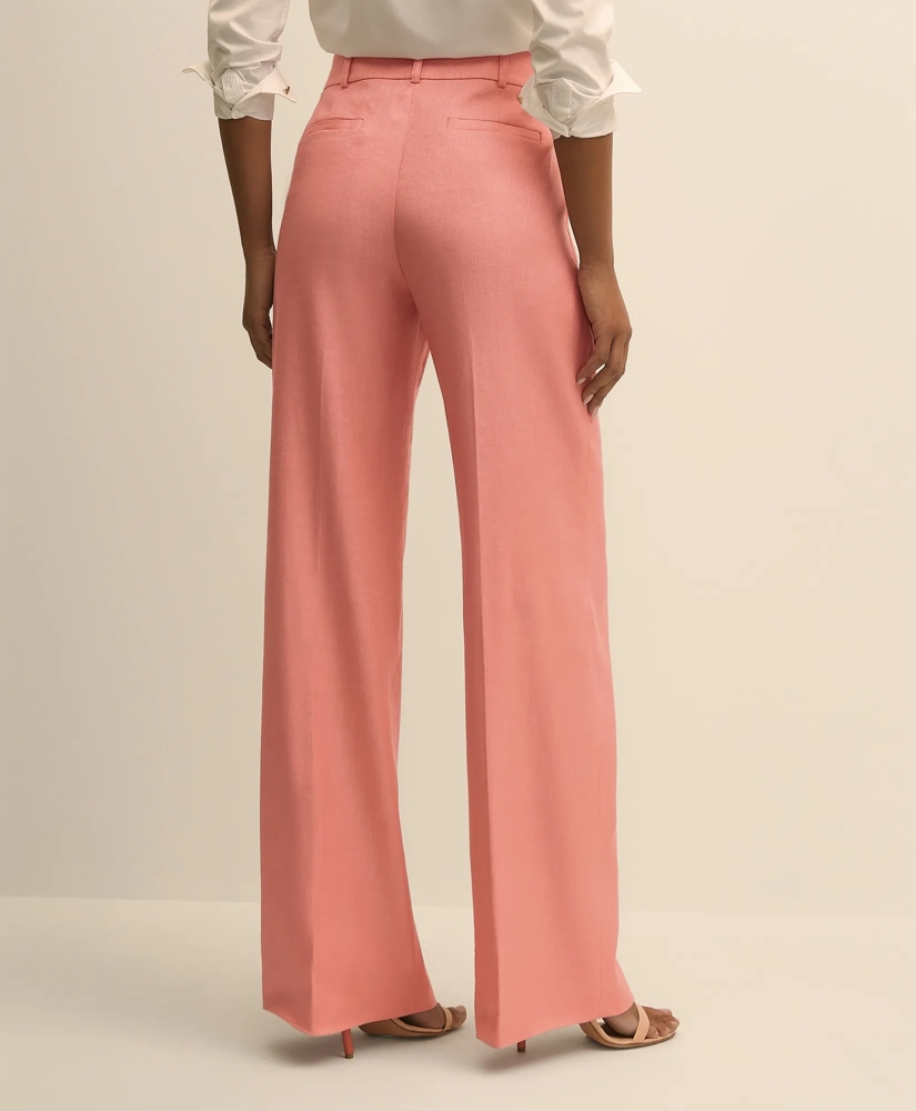 Linen-Blend Wide-Leg Pants, image 3