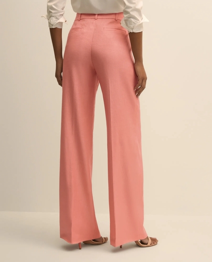 Linen-Blend Wide-Leg Pants, image 3