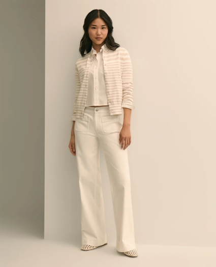 Patch-Pocket Flare Jeans, image 1