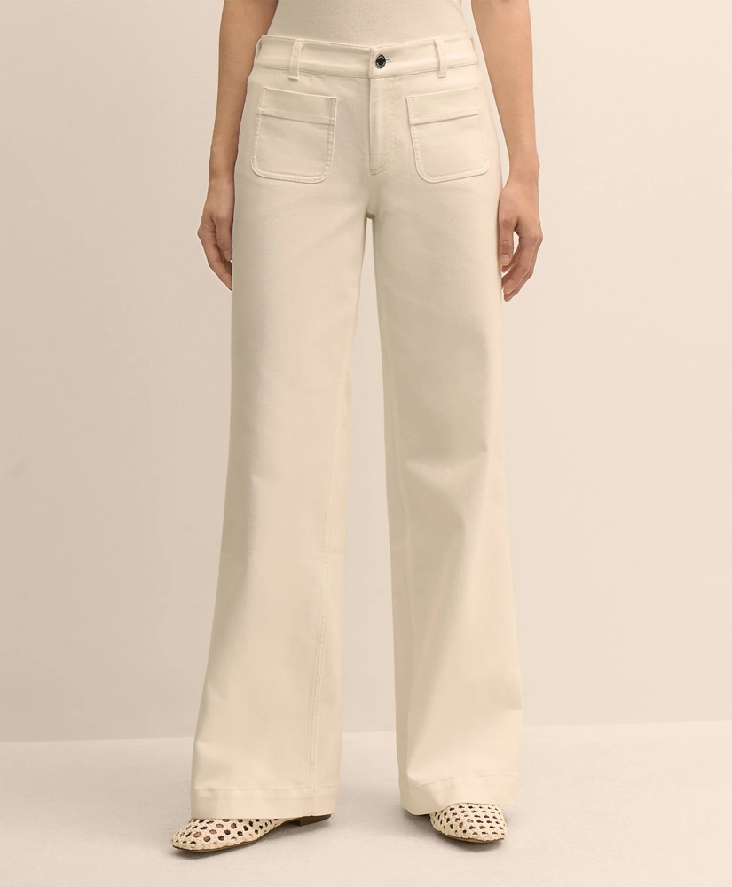 Patch-Pocket Flare Jeans, image 2