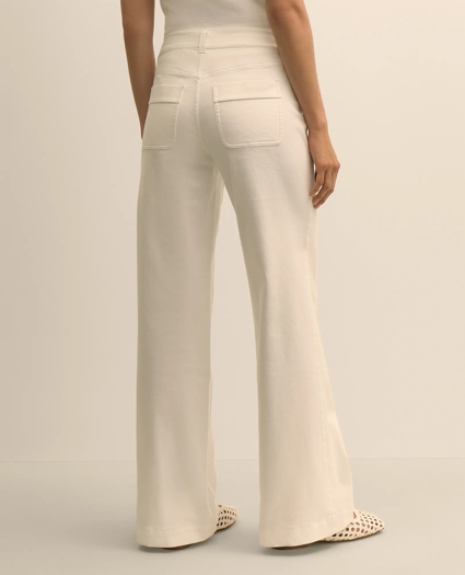 Patch-Pocket Flare Jeans, image 3