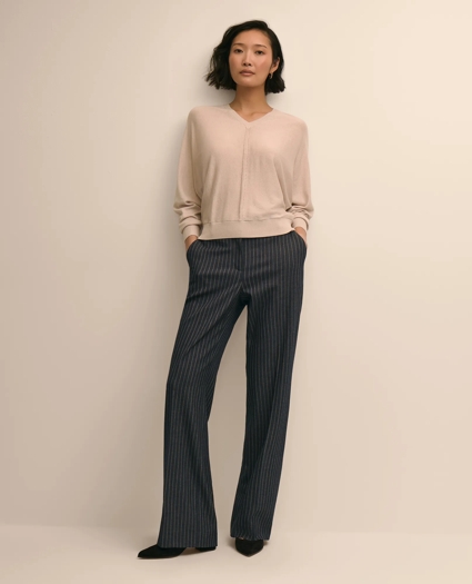 Pinstripe Flare Trouser, image 1