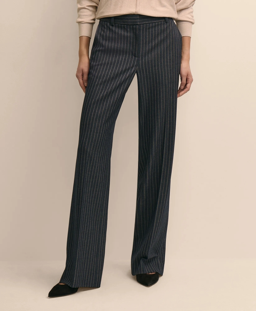 Pinstripe Flare Trouser, image 2