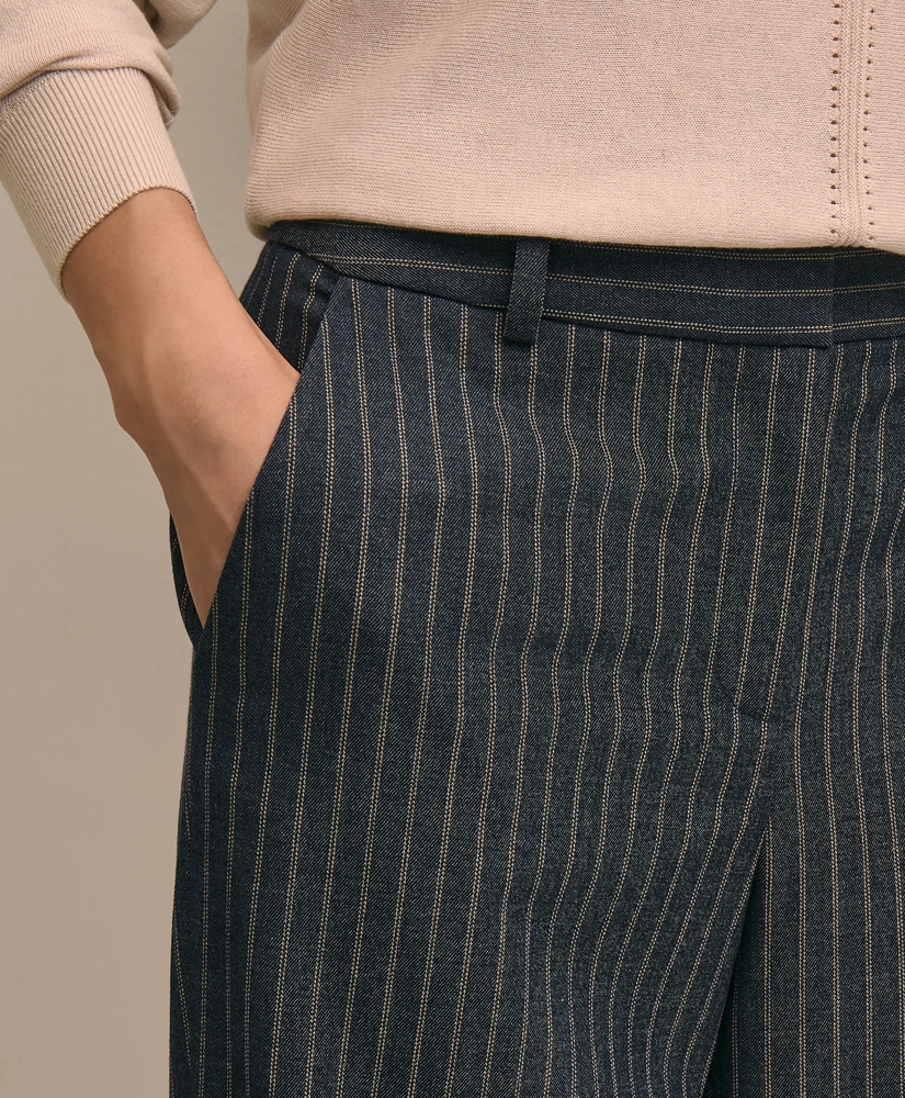 Pinstripe Flare Trouser, image 3