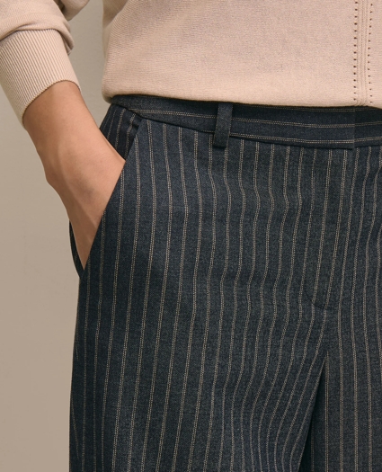 Pinstripe Flare Trouser, image 3
