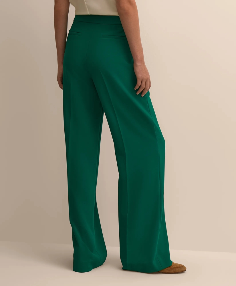 Fine Crepe Wide-Leg Pant, image 4