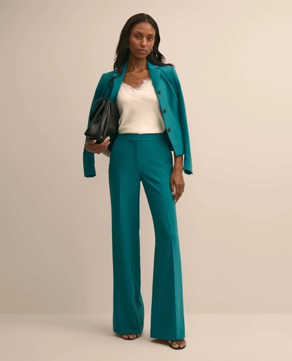 Fine Crepe Wide-Leg Pant, image 1