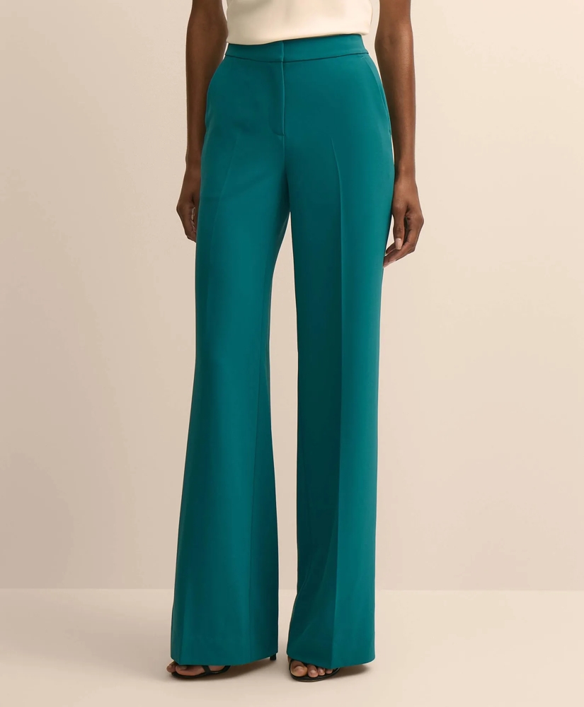 Fine Crepe Wide-Leg Pant, image 2