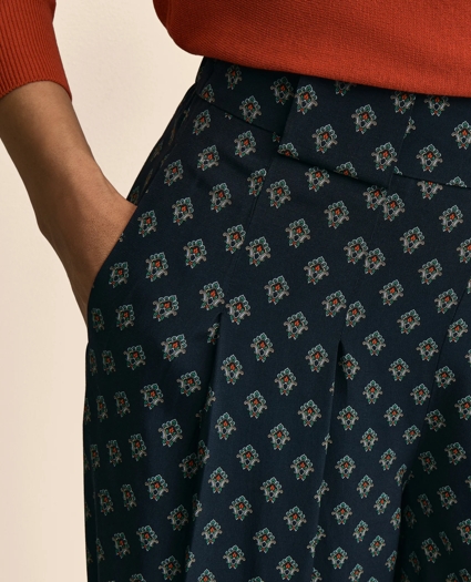 Relaxed Foulard Wide-Leg Pants, image 3