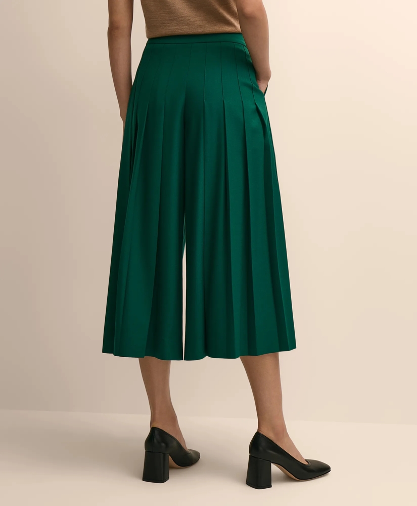 Wool-Blend Pleated Culottes, image 4