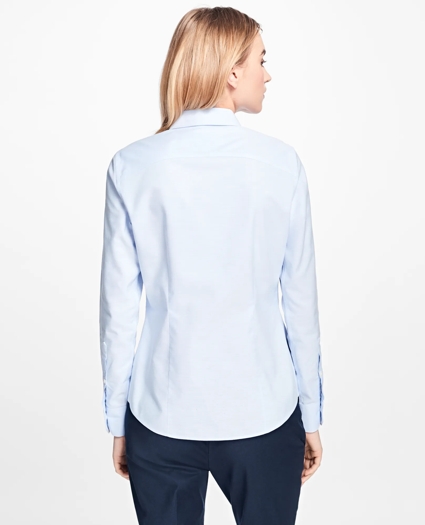 Non-Iron Tailored-Fit Supima® Cotton Dress Shirt, image 4
