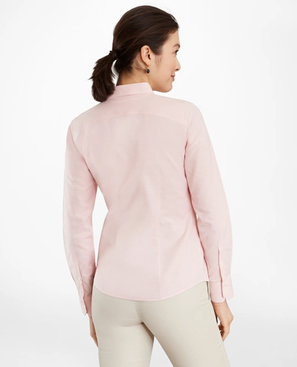 Non-Iron Tailored-Fit Supima® Cotton Dress Shirt, image 4