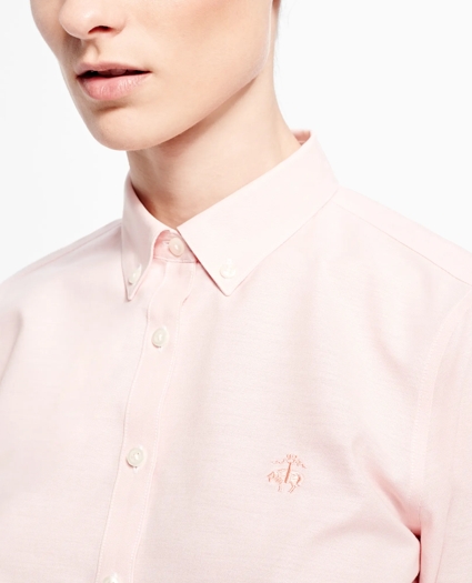 Non-Iron Tailored-Fit Supima® Cotton Dress Shirt, image 5