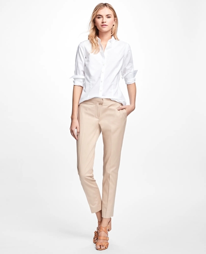 Non-Iron Tailored-Fit Supima® Cotton Dress Shirt, image 2