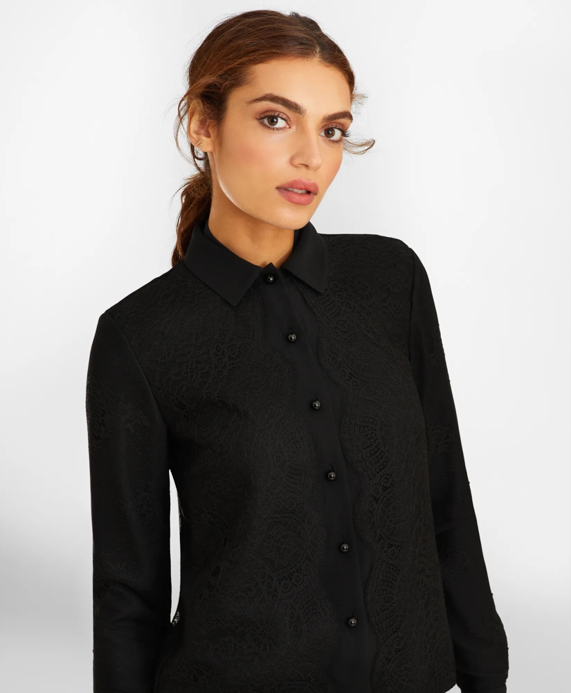 Lace & Satin Blouse, image 2
