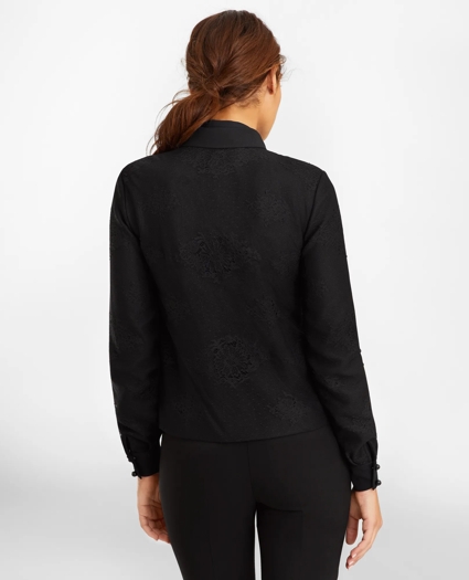 Lace & Satin Blouse, image 4