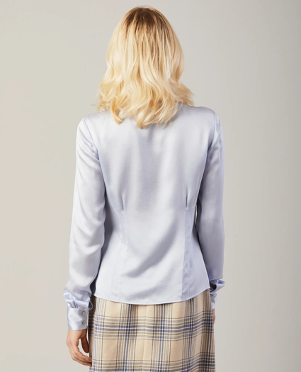 Silk-Satin Blouse, image 4
