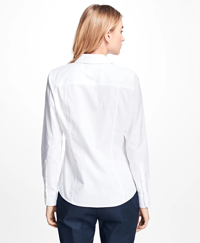 Non-Iron Stretch Supima® Cotton Fitted Dress Shirt