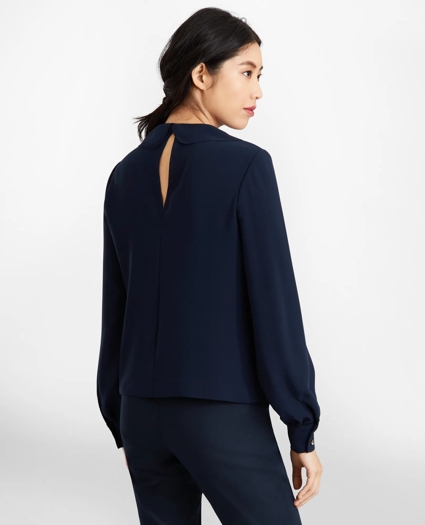 Crepe Ruffled Blouse, image 4