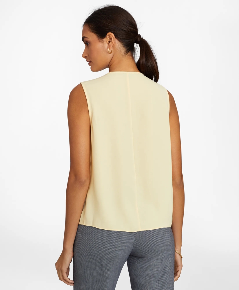 Ruffled Crepe Blouse, image 3