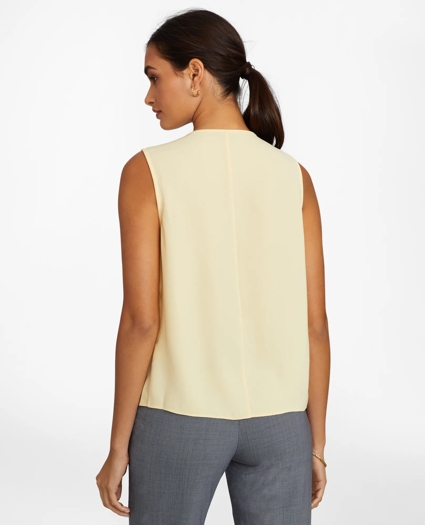 Ruffled Crepe Blouse, image 3
