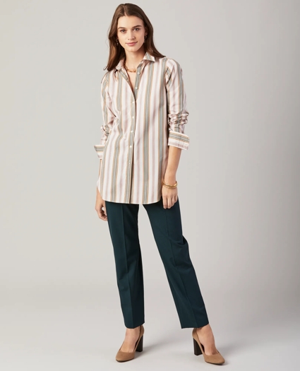 Classic-Fit Multi-Stripe Luxury Shirt, image 2