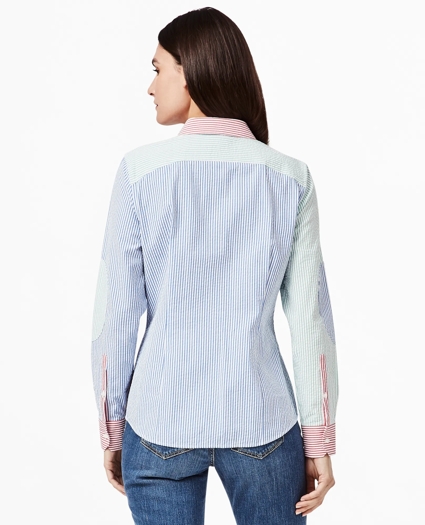 Classic Fit Supima® Cotton Seersucker Fun Shirt, image 3