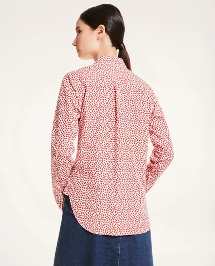 Classic Fit Strawberry Print Cotton Shirt, image 2