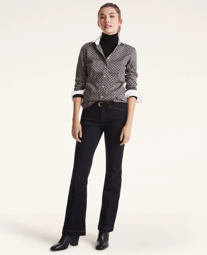 Supima&reg; Cotton Caning Print Blouse, image 2