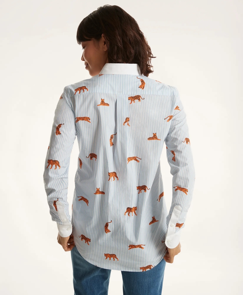 Year of the Tiger Cotton Stripe Shirt, image 3