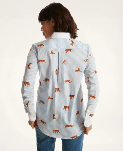 Year of the Tiger Cotton Stripe Shirt, image 3