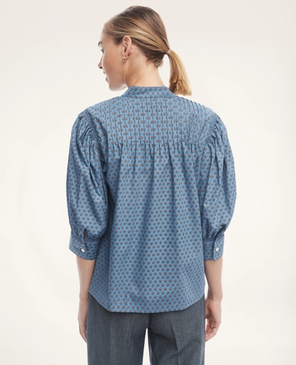 Cotton Poplin Pintuck Blouse, image 4