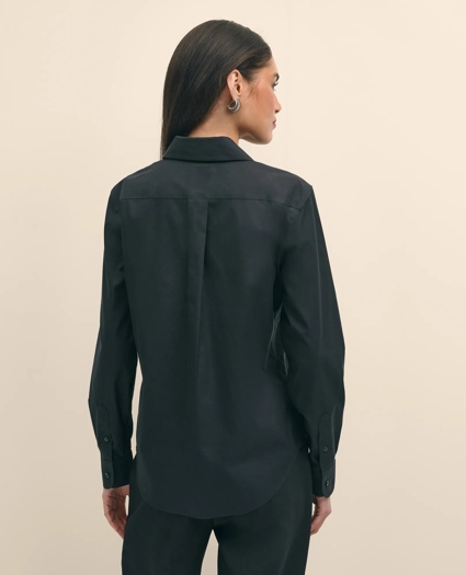 Classic-Fit Non-Iron Stretch Supima® Cotton Dress Shirt, image 4