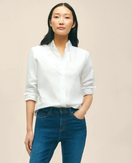 Classic-Fit Cotton Oxford Shirt, image 5
