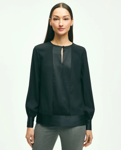 Stretch Silk Blouse, image 1