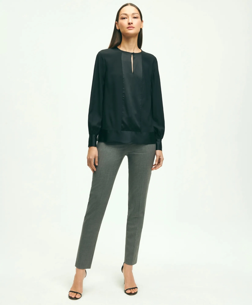 Stretch Silk Blouse, image 2