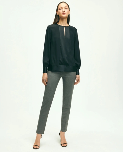 Stretch Silk Blouse, image 2