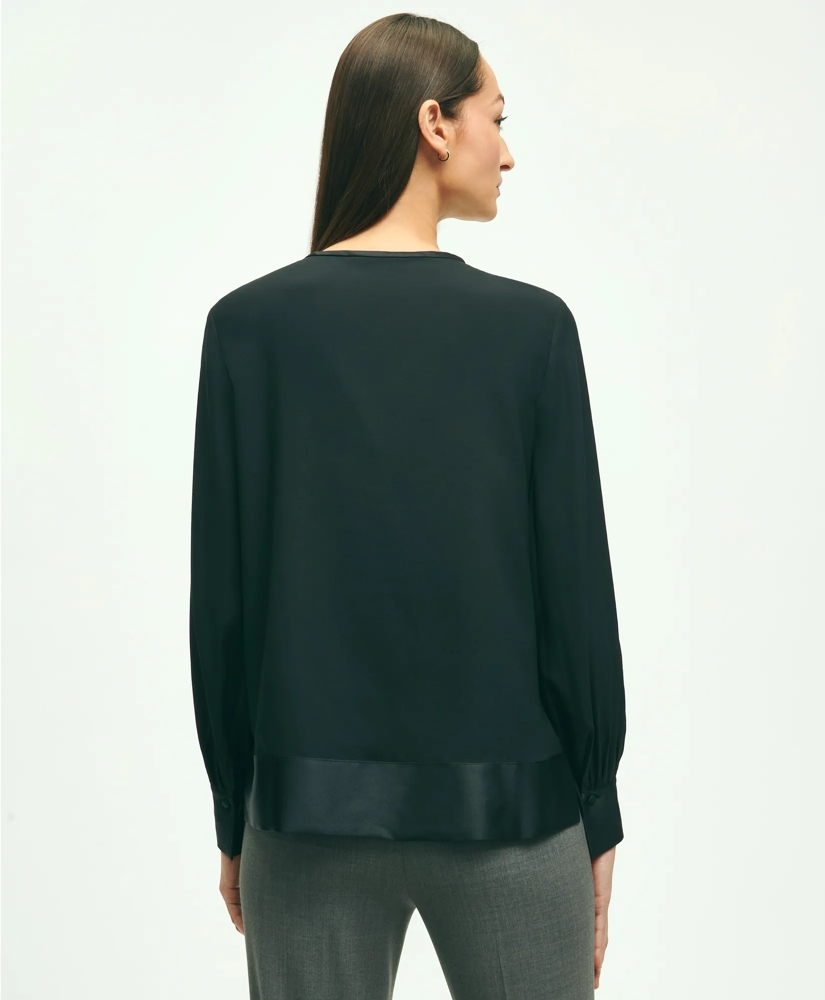 Stretch Silk Blouse, image 3