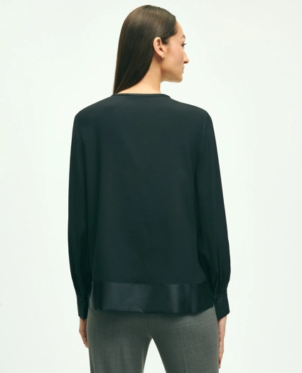 Stretch Silk Blouse, image 3