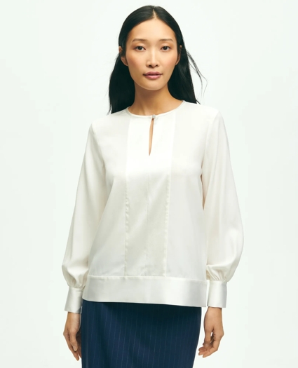 Stretch Silk Blouse, image 1