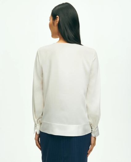 Stretch Silk Blouse, image 2