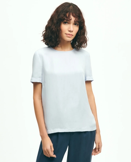 Soft Icons Short-Sleeve Blouse, image 1