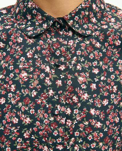 Cotton Poplin Floral Shirt, image 4