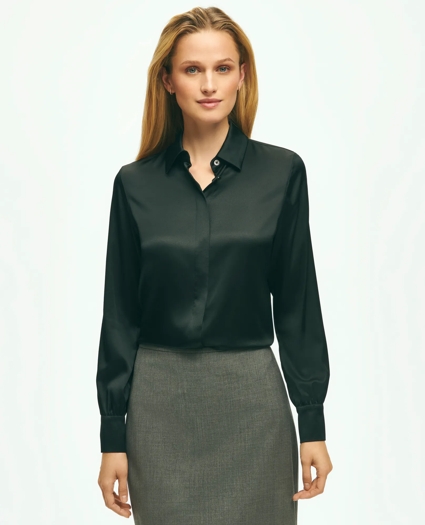 Stretch Silk Blouse, image 1