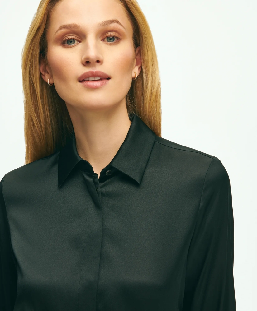 Stretch Silk Blouse, image 2