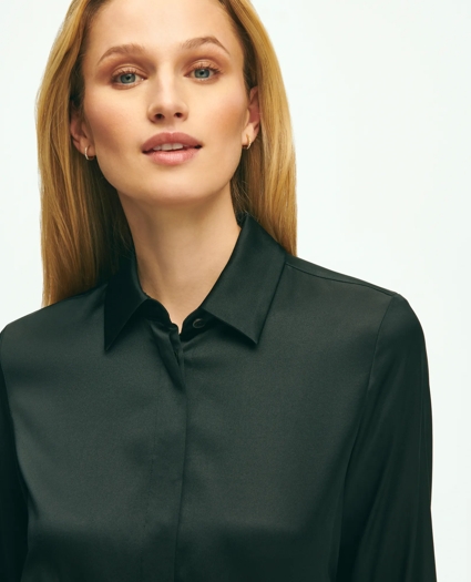 Stretch Silk Blouse, image 2