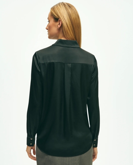 Stretch Silk Blouse, image 3