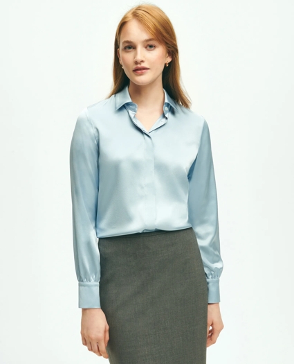 Stretch Silk Blouse, image 1