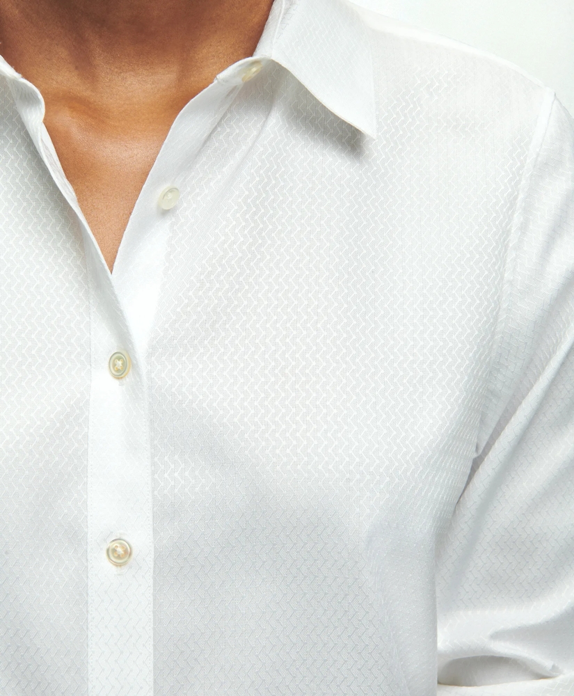 Brooks Brothers X Thomas Mason® Cotton Dobby Luxury Shirt, image 2