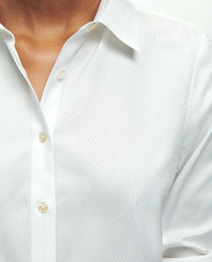 Brooks Brothers X Thomas Mason® Cotton Dobby Luxury Shirt, image 2